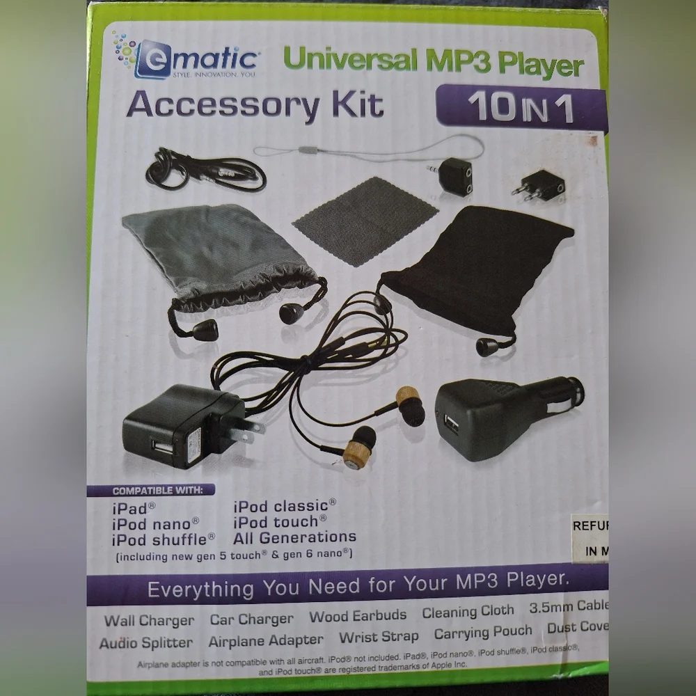 Universal MP3 Player Accessory Kit